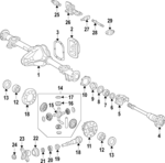 9029970246 - Universals &amp; Rear Axle: Axle Seals for Mercedes-Benz Image
