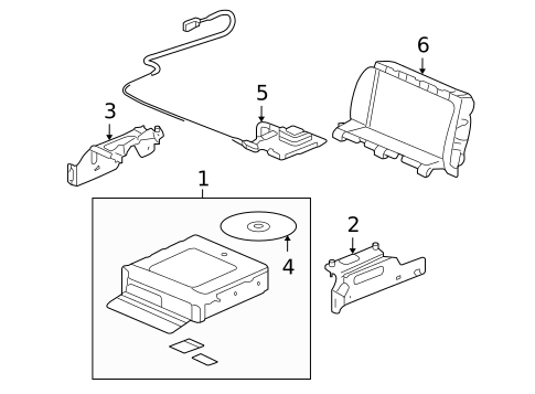 Navigation System for 2006 Acura RL #0