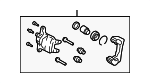 4775047050 - Brakes: Caliper for Toyota: Prius Image