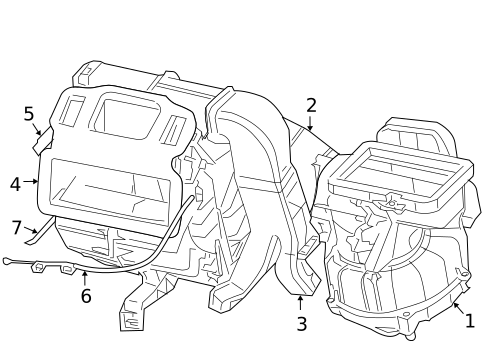 Heater Components for 2007 Chrysler PT Cruiser #1