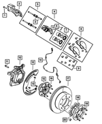 R8049150AC - Brakes: Disc Brake Caliper Assembly, Right, Remanufactured for Ram: 2500, 3500 Image