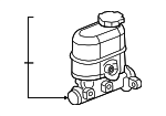 19209250 - Brakes: Master Cylinder for Cadillac: Escalade, Escalade EXT | Chevrolet: Avalanche 1500, Avalanche 2500, Silverado 1500, Silverado 1500 HD, Silverado 2500, Silverado 2500 HD, Silverado 3500, Suburban 1500, Suburban 2500, Tahoe | GMC: Sierra 1500, Sierra 1500 HD, Sierra 2500, Sierra 2500 HD, Sierra 3500, Yukon, Yukon XL 1500, Yukon XL 2500 Image