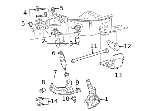 Suspension, Springs & Related Components for 2002 Ford Explorer Sport #1
