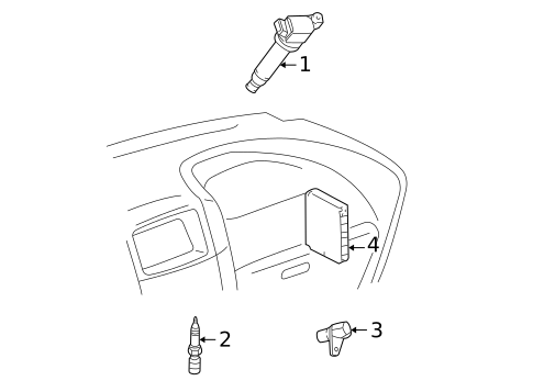 Powertrain Control for 2001 Toyota Highlander #0