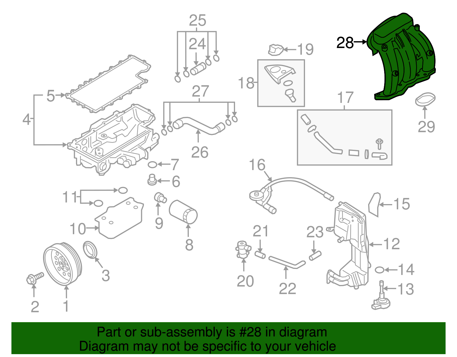 Engine Intake Manifold - Porsche (9A1-110-015-92)
