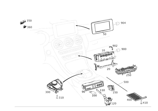 2059068006 - Electrical System: Memory Card for Mercedes-Benz Image