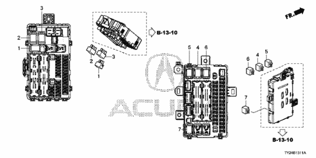 Control Unit (Cabin) (2) for 2016 Acura RLX #0