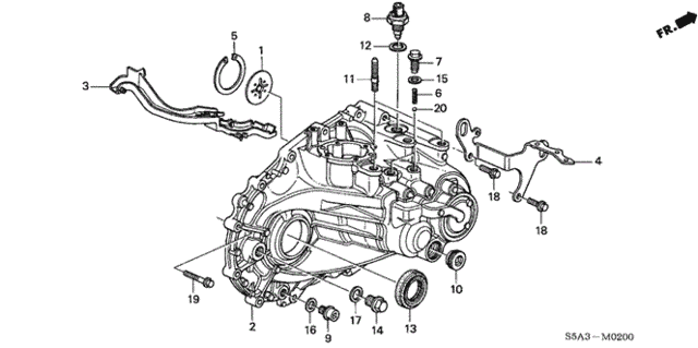 MT Transmission Case for 2002 Honda Civic #0