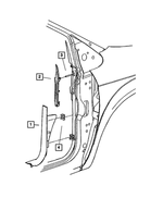 RS20WL5AE - Interior Trim: Cowl Trim Molding, Right for Mopar Image