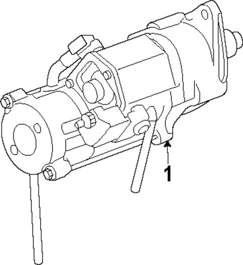 Starter for 2010 Land Rover Range Rover #1