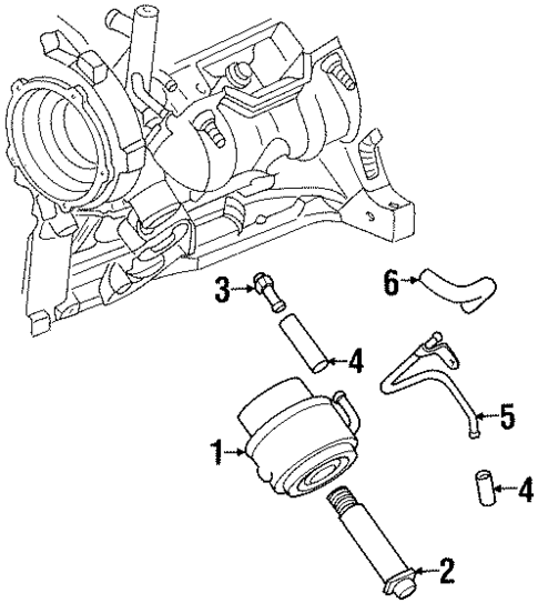 Oil Cooler for 1998 Chevrolet Lumina #0