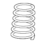 8J0411105P - : Coil Spring for Audi: TT Quattro Image
