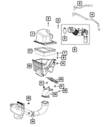 4627137AC - Fuel: Air Cleaner Bracket for Dodge: Dart Image