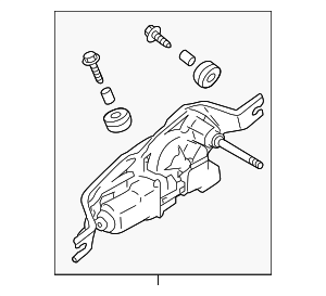 86510FG090 - Body: Wiper Motor for Subaru: Impreza Image