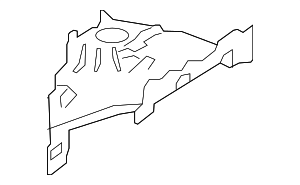 4M0805152D - Suspension: Apron Panel for Audi Image