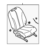 87601EM57B - Body: Seat for Nissan: Versa Image