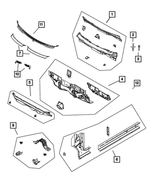 5067841AH - Body Sheet Metal Except Doors: Dash Panel for Dodge: Journey Image