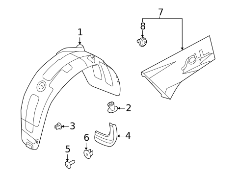 Exterior Trim - Quarter Panel for 2023 Kia Soul #0
