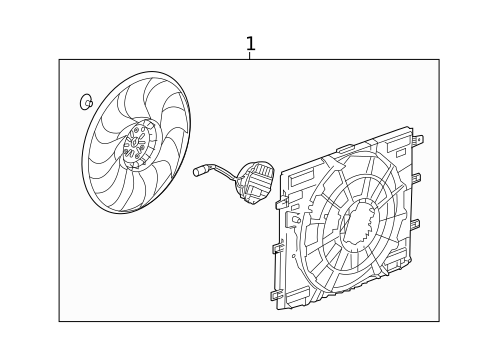 Cooling Fan for 2025 Cadillac XT5 #0