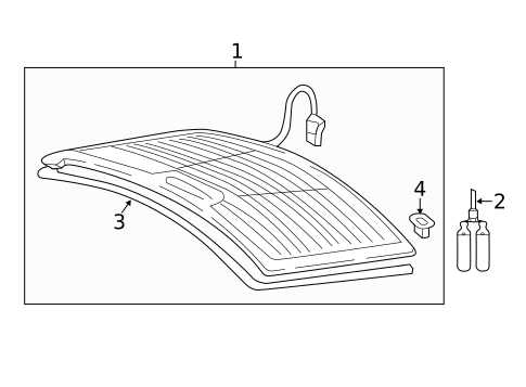 Glass & Hardware - Back for 2017 Audi A4 Quattro #0