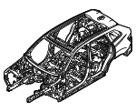 41005A66331 - Body: Body Assembly for BMW Image