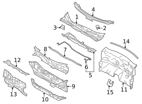 Cowl for 2012 Nissan LEAF #0