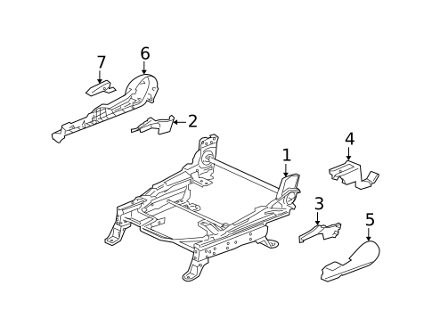 Tracks & Components for 2012 Mitsubishi Galant #2