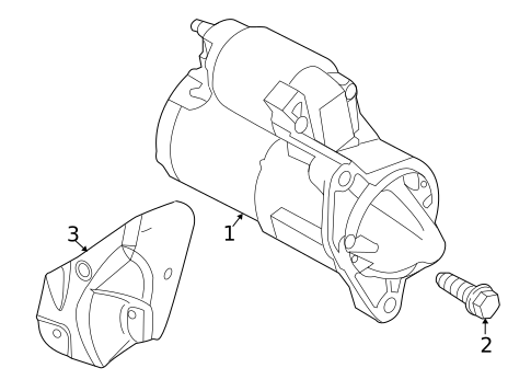 Starter for 2012 Ram 2500 #0