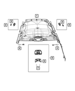 68303234AA - Electrical: Reading Lamp, Left for Mopar Image