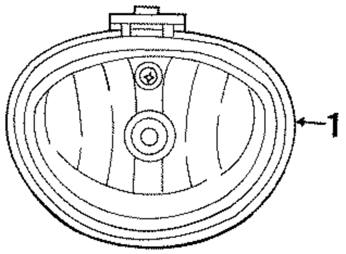 Fog Lamps for 2001 Chrysler LHS #0