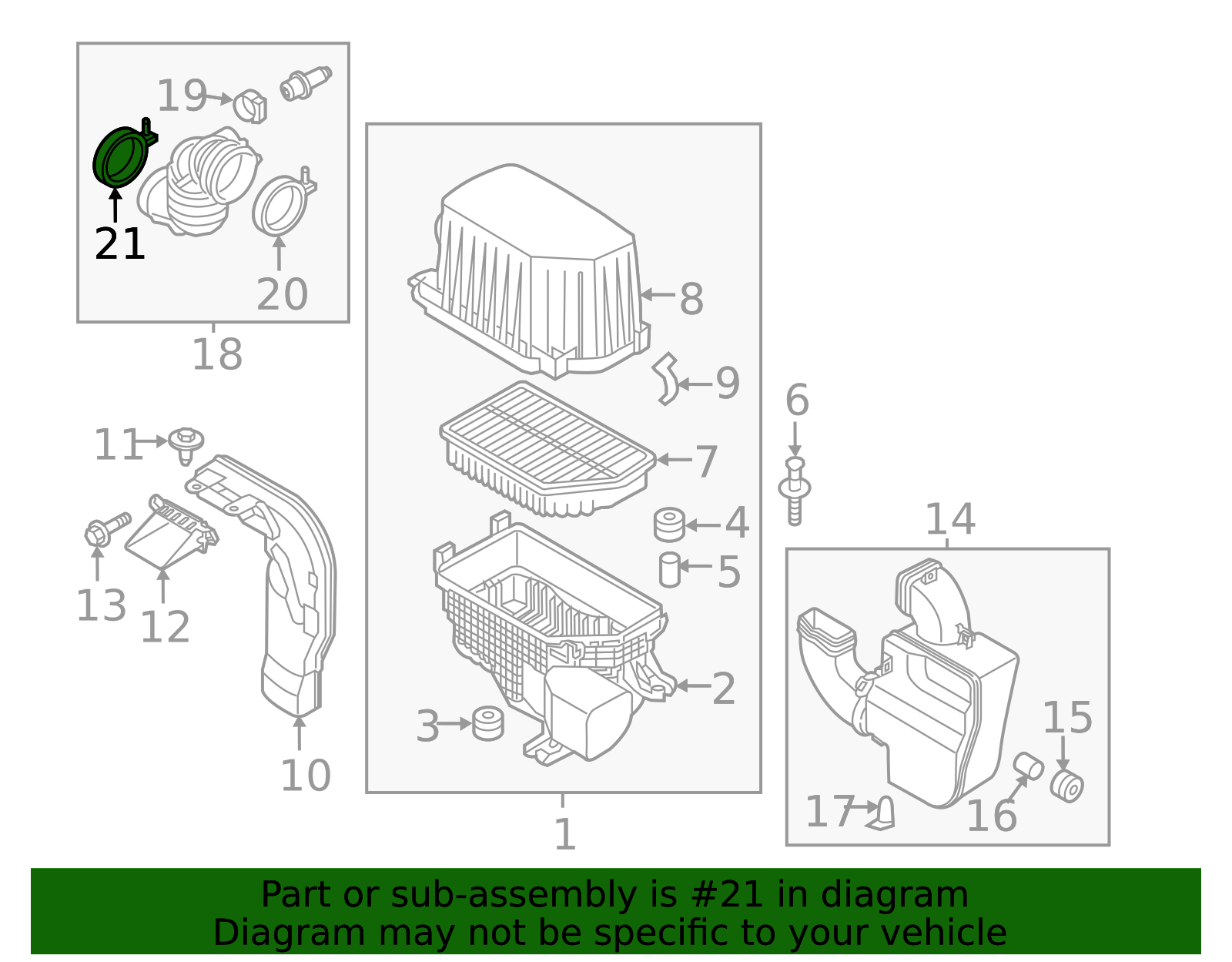 14711-76006B - Inlet Hose Clamp 2012-2019 Kia Soul | Dutch Miller Kia Parts