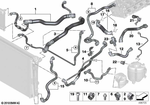 17128689864 - Radiator: Hose Heater Return for BMW Image