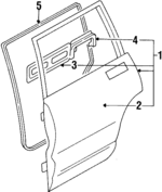 8973857560 - Body: Door Shell for Isuzu Image