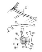 68028585AA - Electrical: Washer, Head Lamp Pump Grommet for Mopar Image