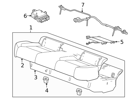 Rear Seat Components for 2018 Chevrolet Malibu #2