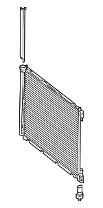 995000454 - HVAC: Condenser Assembly for Mercedes-Benz Image