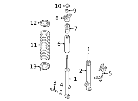 Shocks & Components for 2015 Hyundai Genesis #0