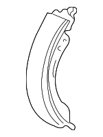 43153S0X013 - Brakes: Brake Shoes for Honda: Odyssey Image