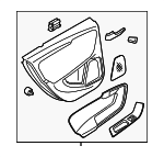 31417149 - : Door Trim Panel for Volvo: V60, V60 Cross Country Image