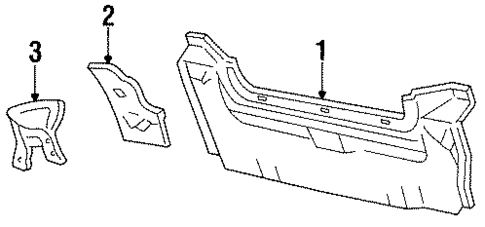Rear Body for 1997 Ford Aspire #0