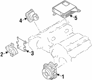 1990-1994 Nissan 300ZX Power Transistor 22020-97E25