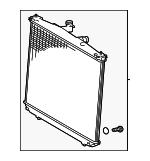 164000P510 - Cooling System: Radiator Assembly for Lexus: RX350, RX450h, RX450hL Image