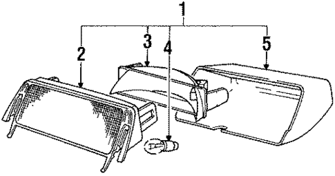 High Mount Lamps for 1987 Volvo 740 #0