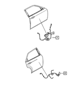 68084153AB - Electrical: Front Door Wiring, Left for Mopar Image