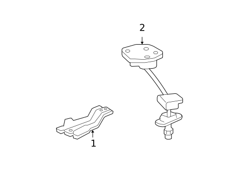 Spare Tire Carrier for 2011 Acura MDX #0