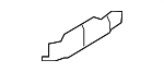65407SJ010 - Body: Sunroof Frame Cover for Subaru Image
