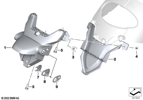 Rear Wheel Cover, License Plate Bracket for 2021 BMW-Motorrad R 18 #1