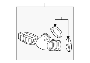 92240658 - Air Cleaner Outlet Duct 2012-2013 Chevrolet Camaro | Group 1 ...