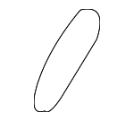 213553C520 - Cooling System: Water Pump Gasket for Hyundai: Azera, Entourage, Genesis, Santa Fe, Santa Fe XL, Sonata, Veracruz Image