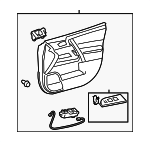 6762048831E2 - : Door Trim Panel for Toyota Image